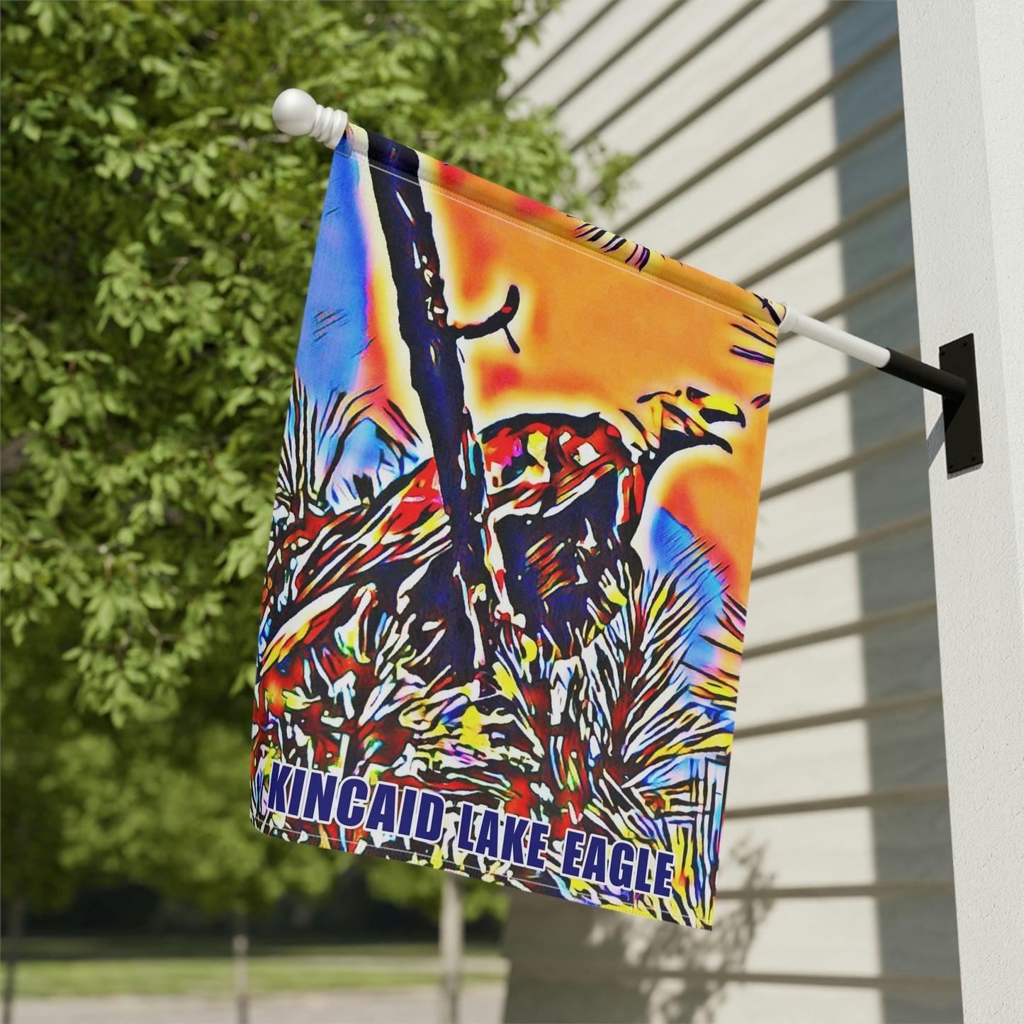 Kincaid Lake Eagle Garden & House Banner