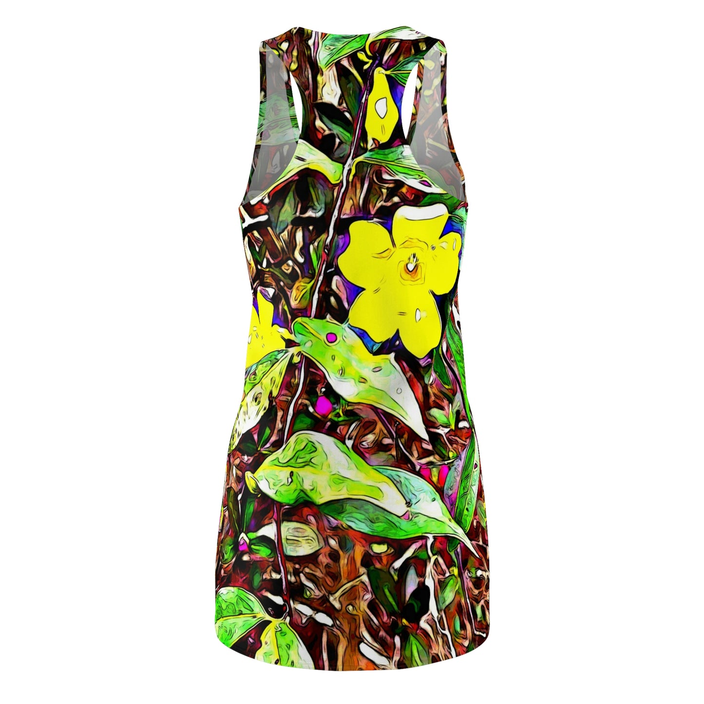 Yellow Jessamine Racerback Dress