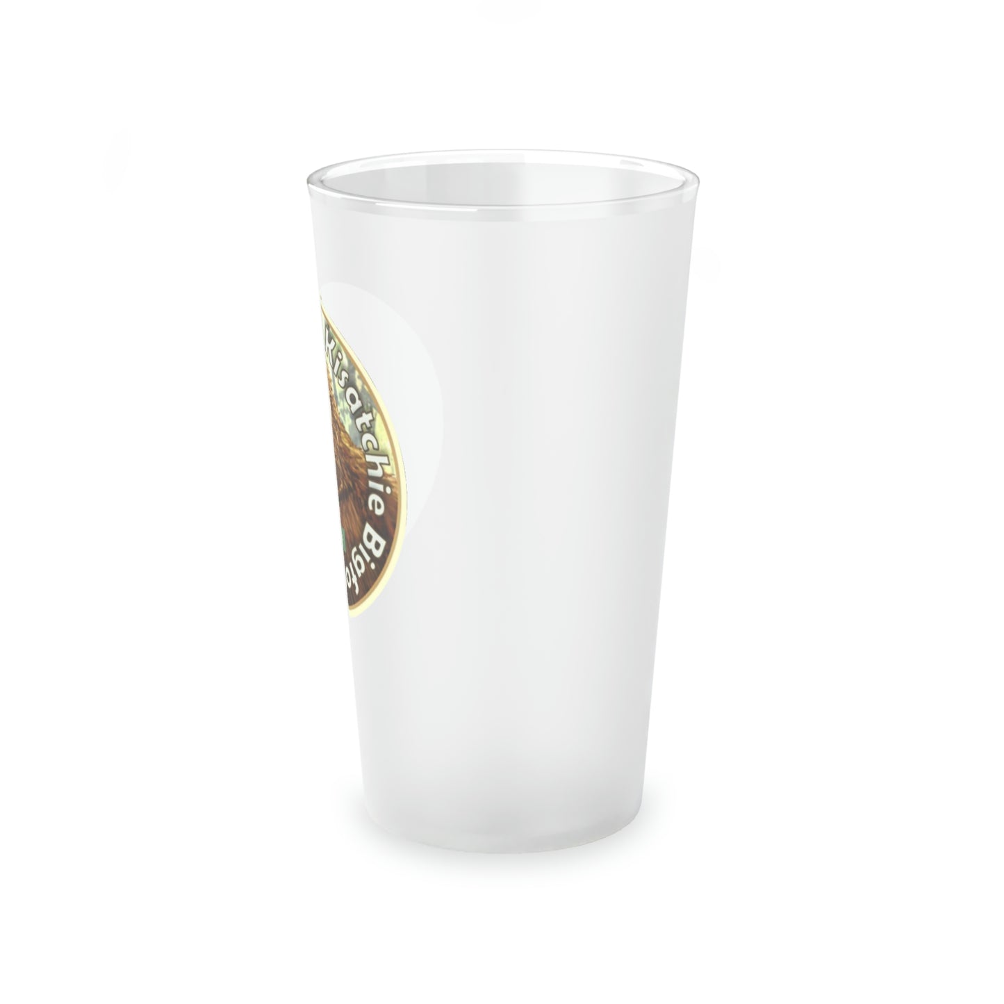 Kisatchie Bigfoot Frosted Pint Glass, 16oz