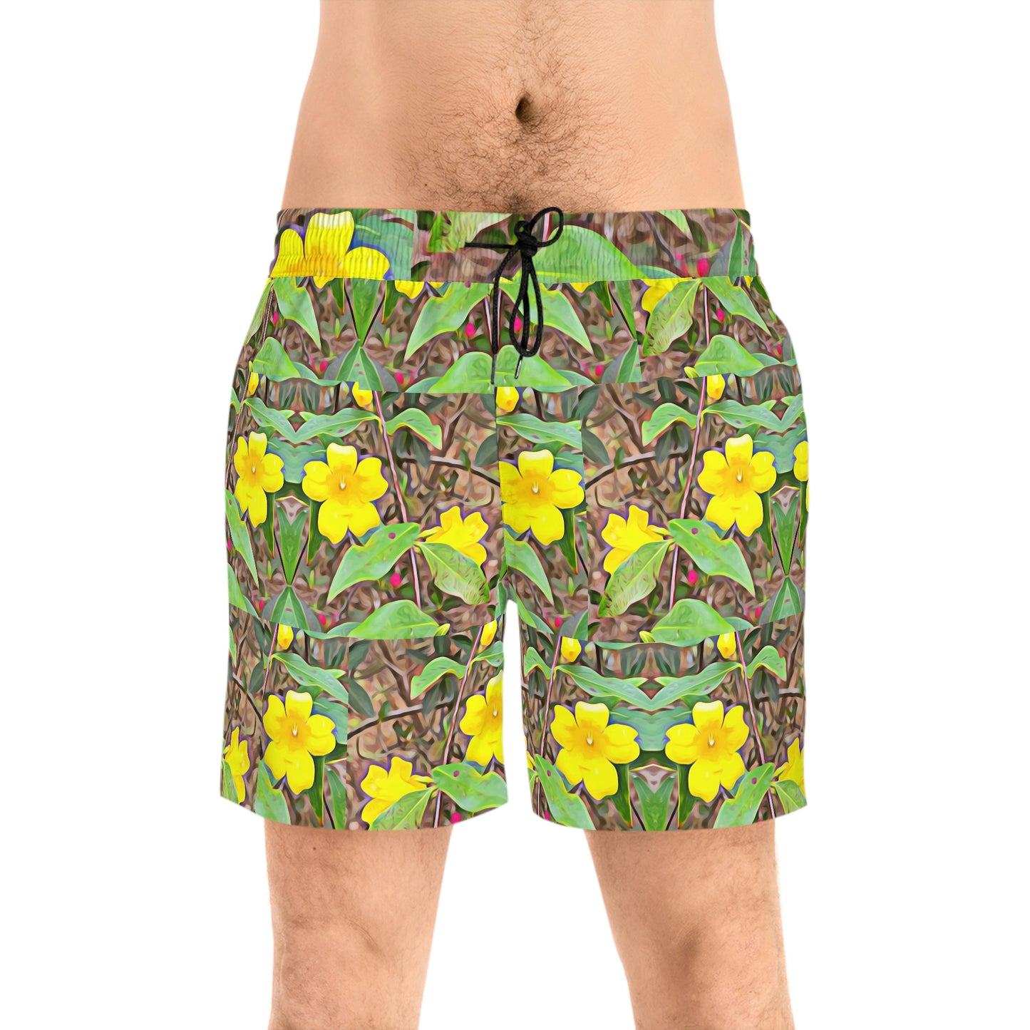 Men's Yellow Jessamine Swim Shorts