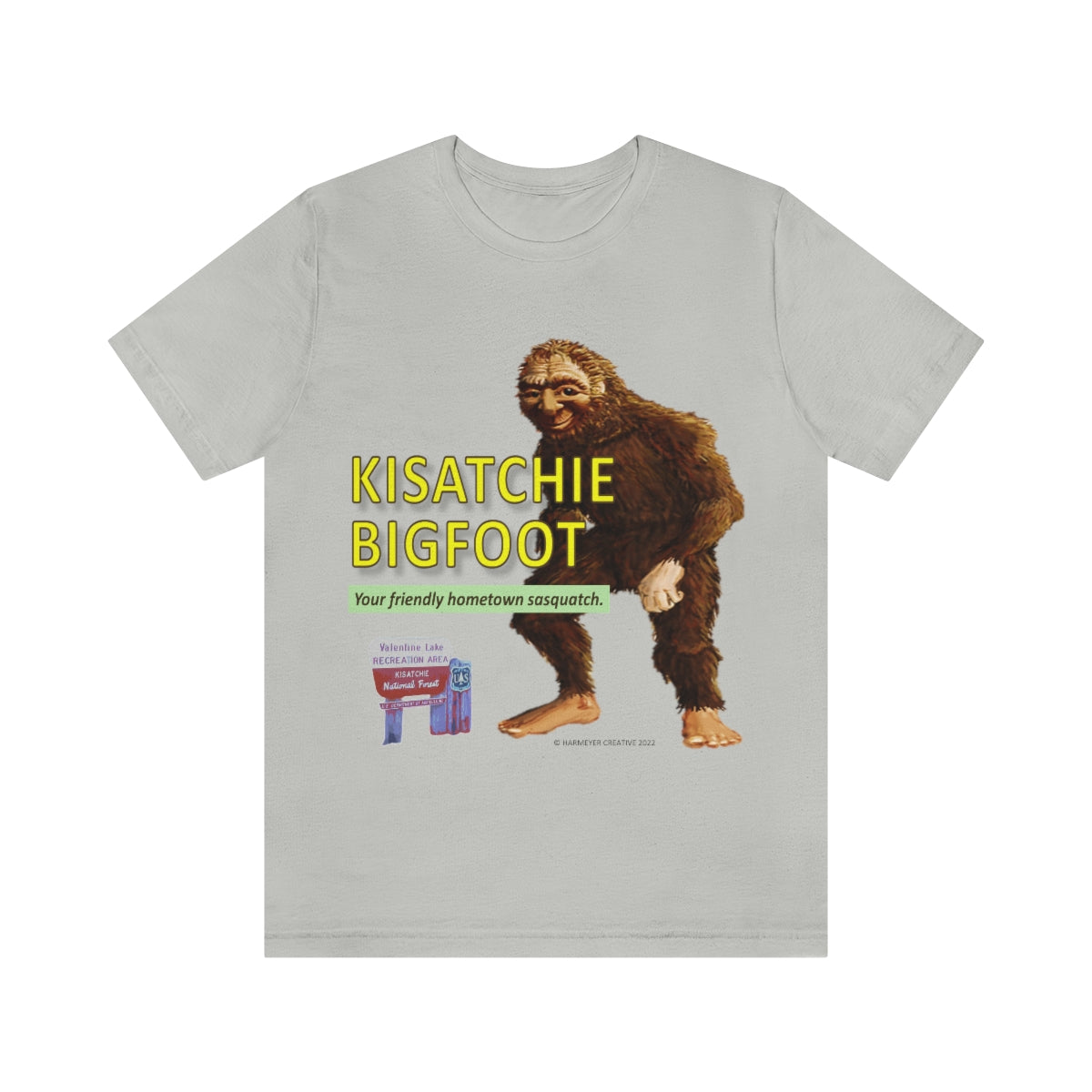 Unisex Kisatchie Bigfoot Jersey Tee