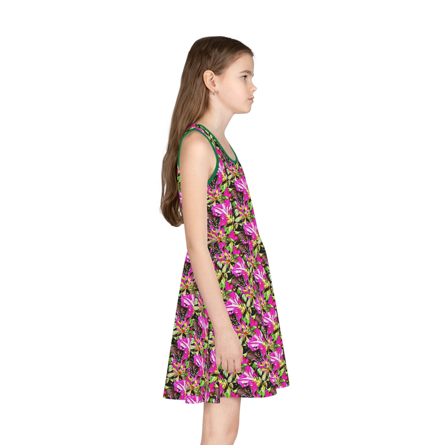 Azaleas and Butterfly Girls' Sundress