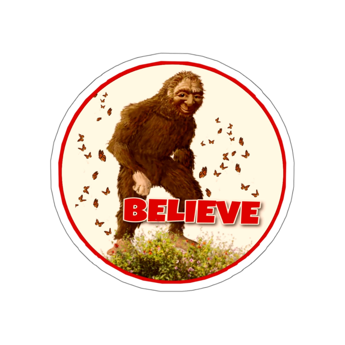 Die-Cut Bigfoot Stickers