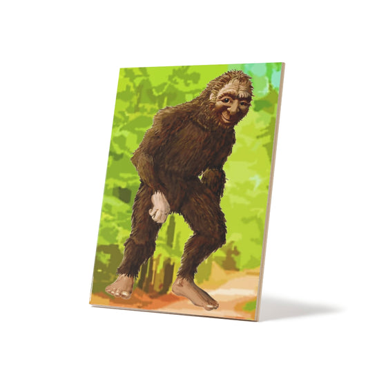 Bigfoot Ceramic Photo Tile