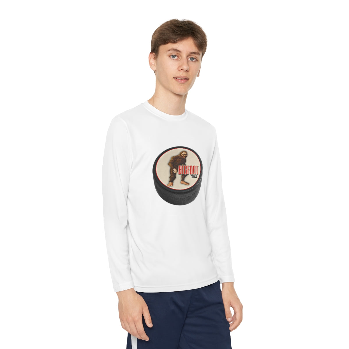 Youth Long Sleeve Bigfoot Pucks Tee