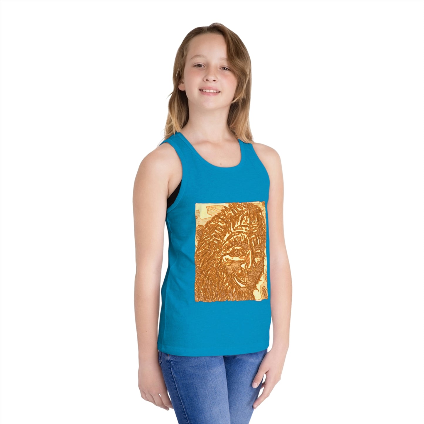 Kids Bigfoot Sketch Jersey Tank Top