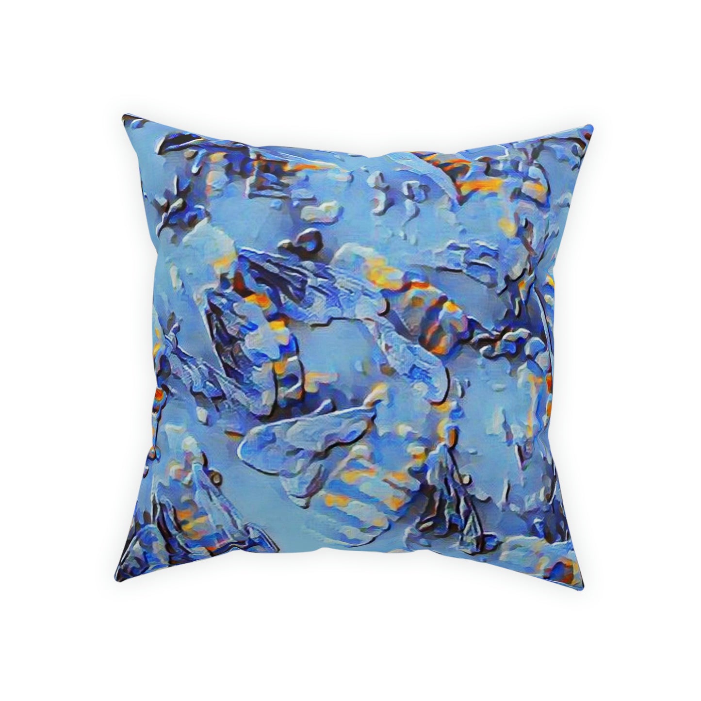 Bees Broadcloth Pillow