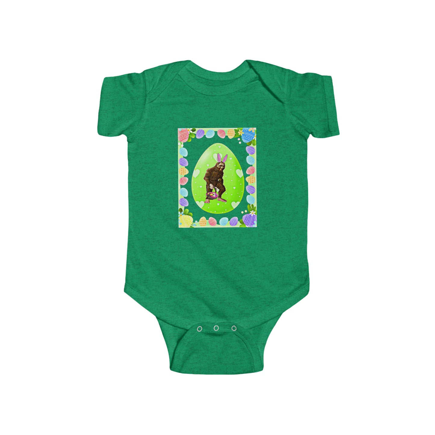 Bigfoot Easter Fine Jersey Bodysuit