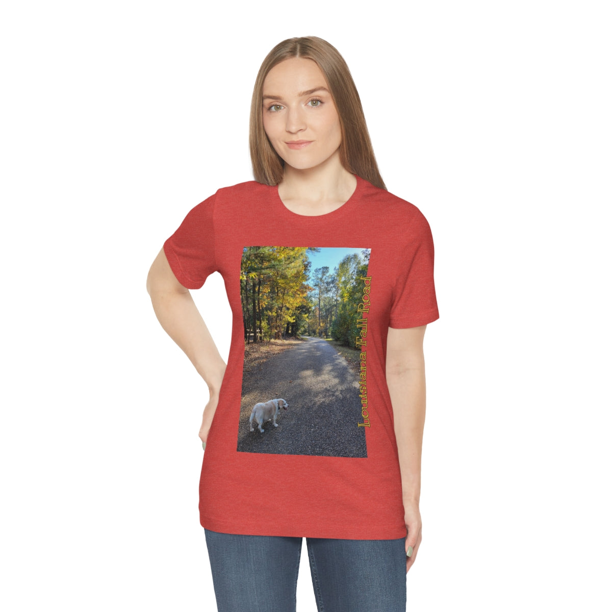 Unisex Louisiana Fall Road Jersey Tee