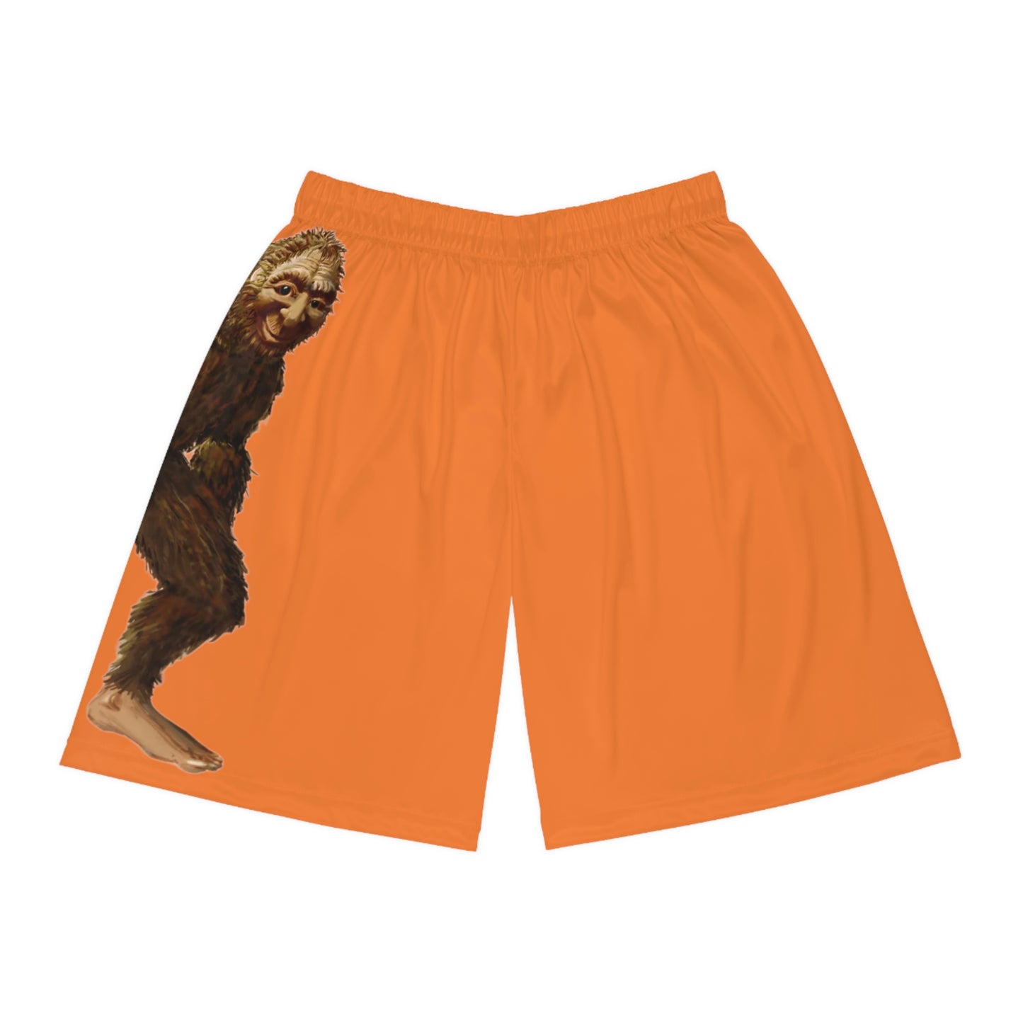 Orange Bigfoot Basketball Shorts