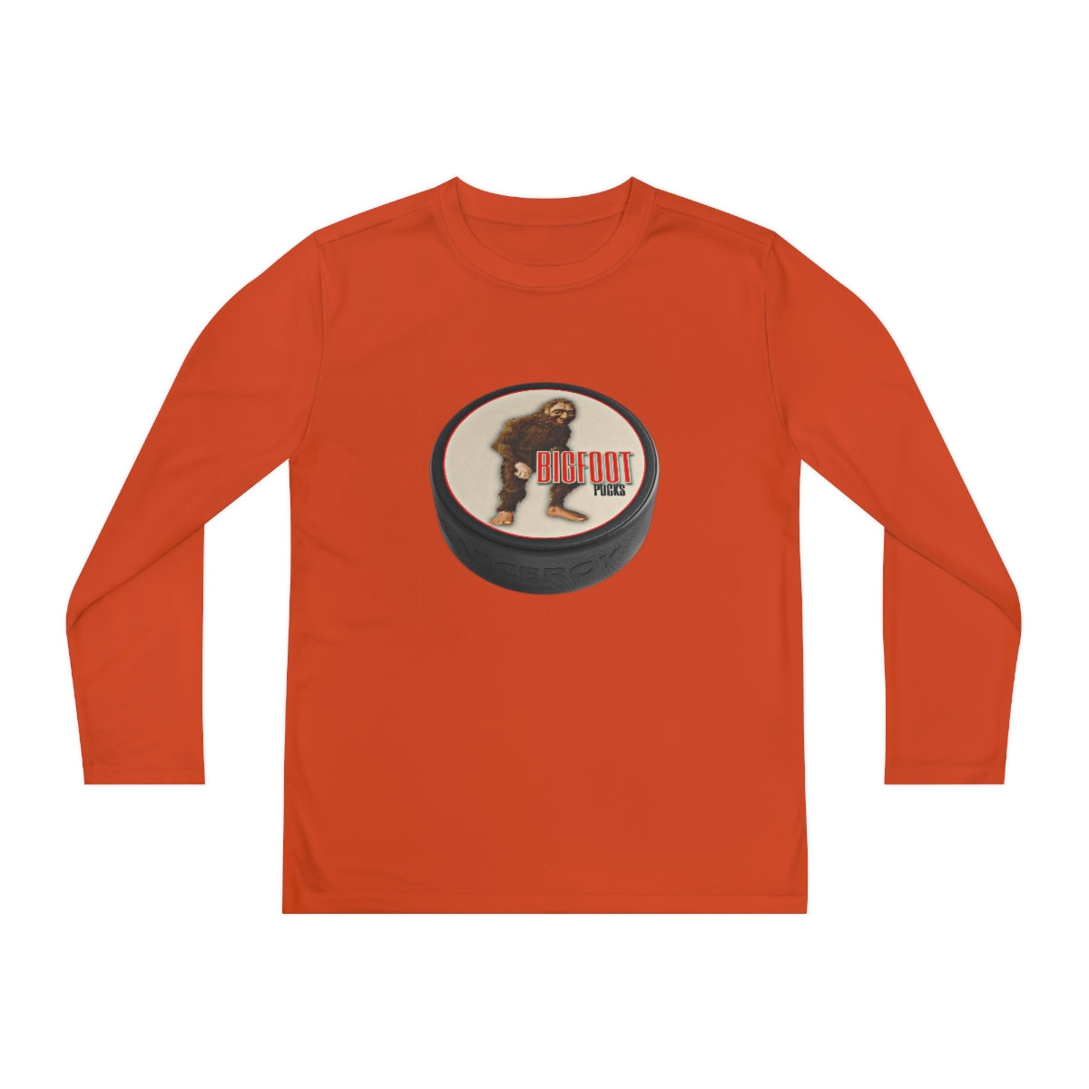 Youth Long Sleeve Bigfoot Pucks Tee