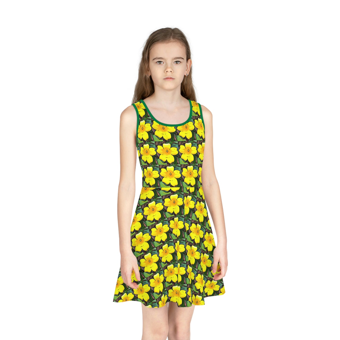 Yellow Jessamine Girl's Sundress