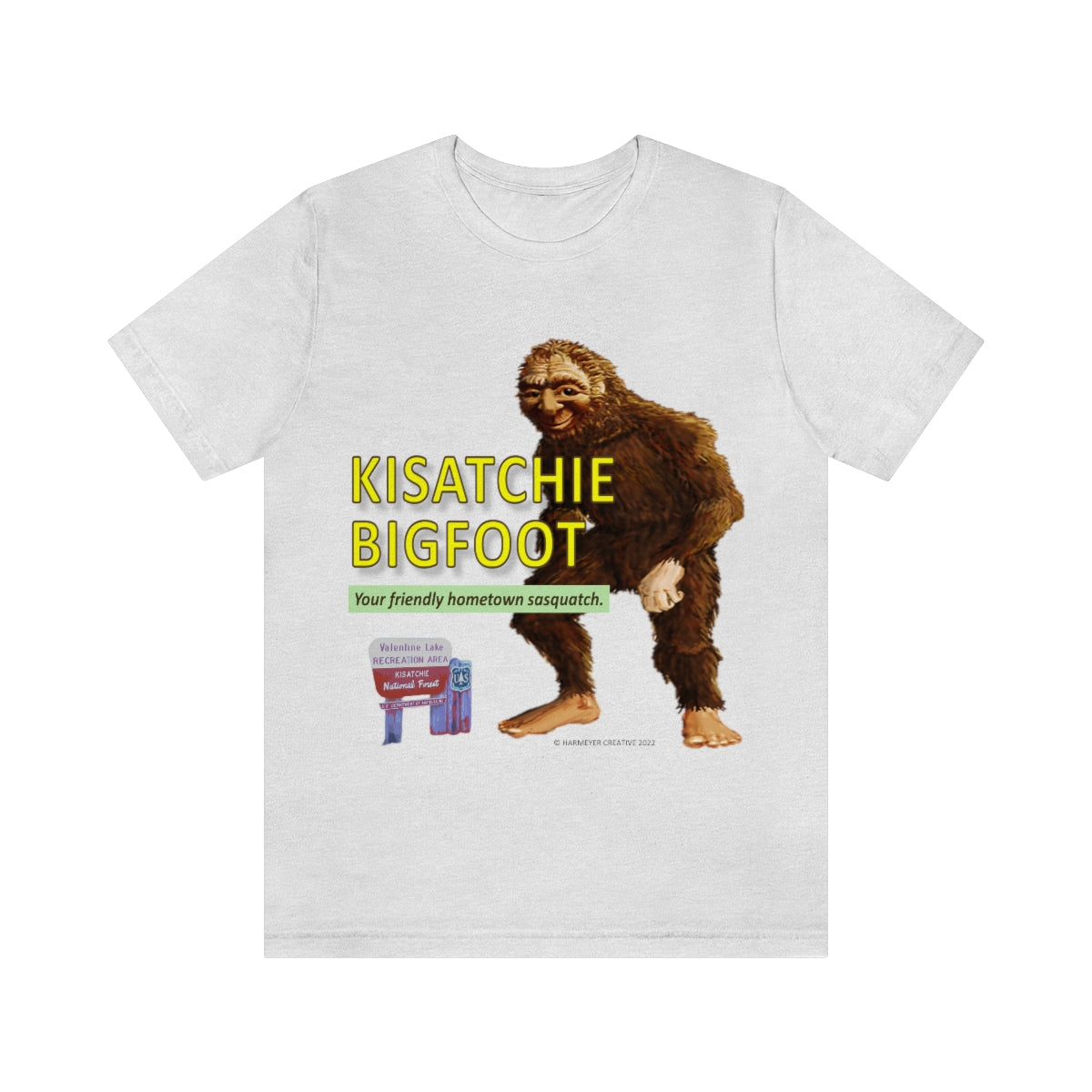 Unisex Kisatchie Bigfoot Jersey Tee