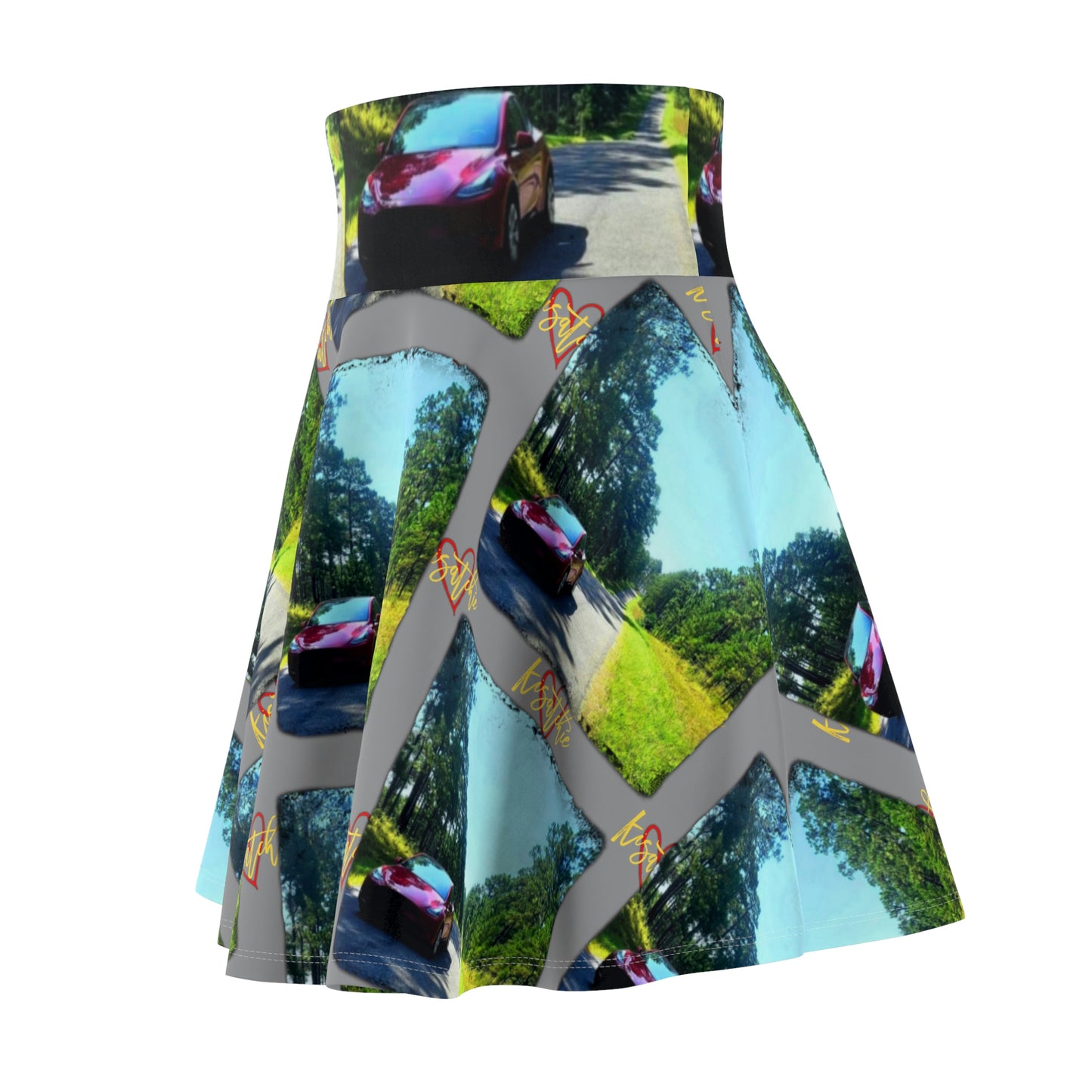 Tesla in Kisatchie Skater Skirt