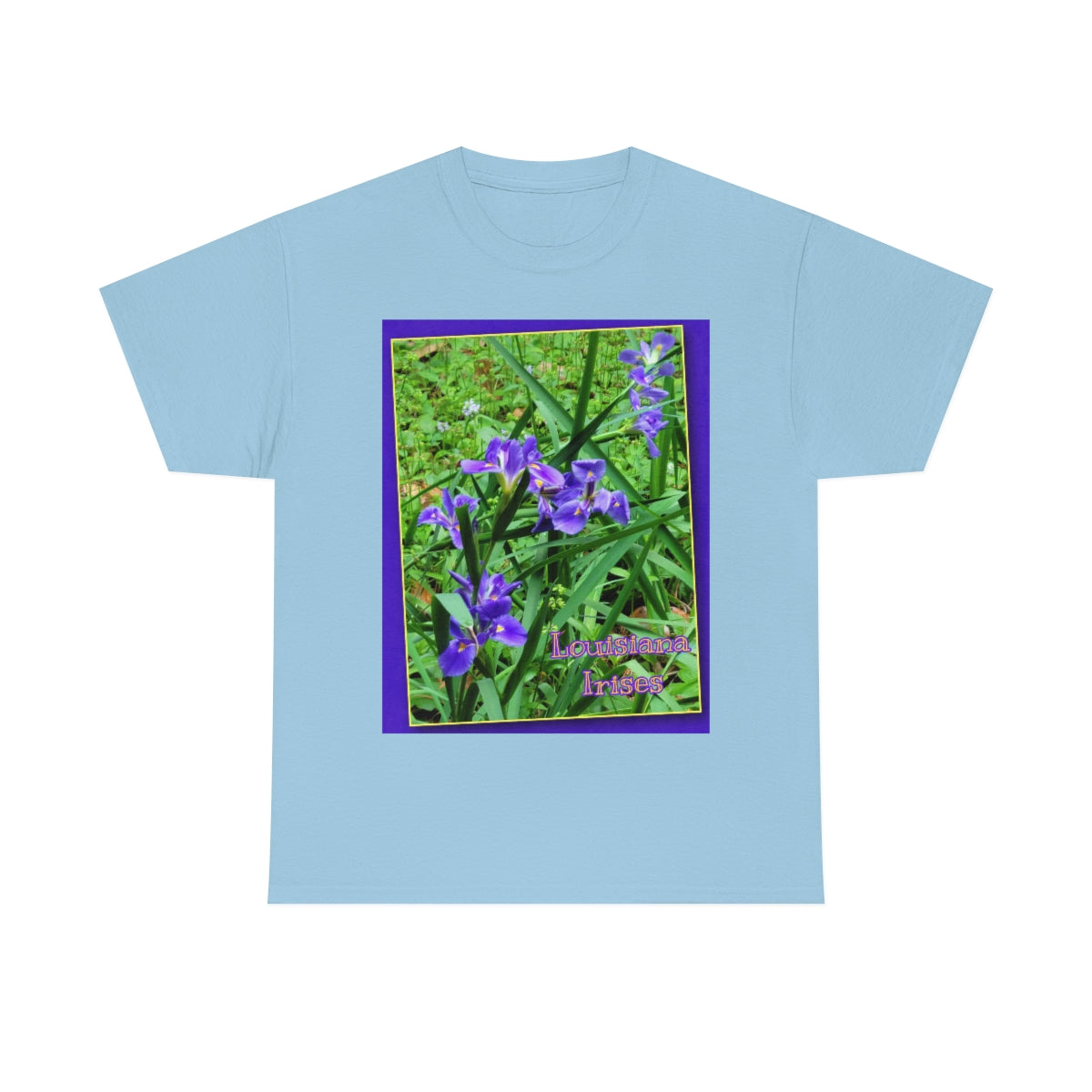 Unisex Louisiana Irises Heavy Cotton Tee