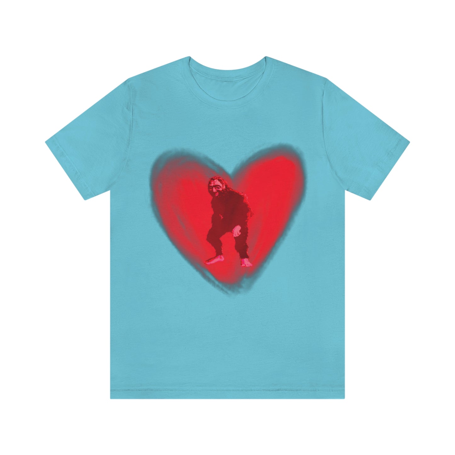 Unisex Bigfoot in My Heart Jersey Tee