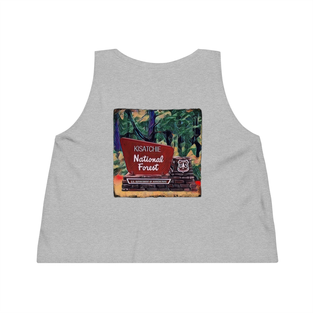 Women's Kisatchie Dancer Cropped Tank Top