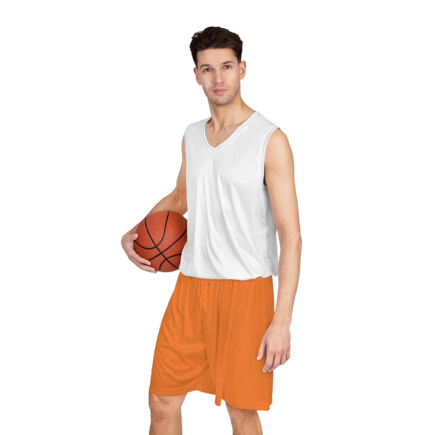 Orange Bigfoot Basketball Shorts