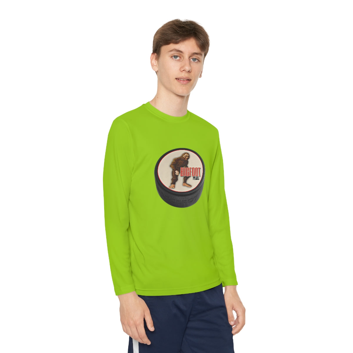 Youth Long Sleeve Bigfoot Pucks Tee