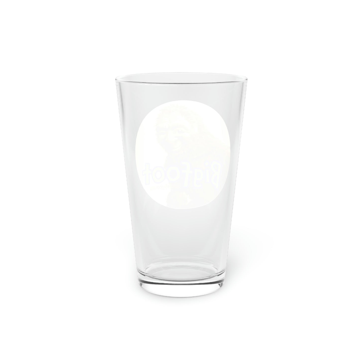 Bigfoot Clear Pint Glass