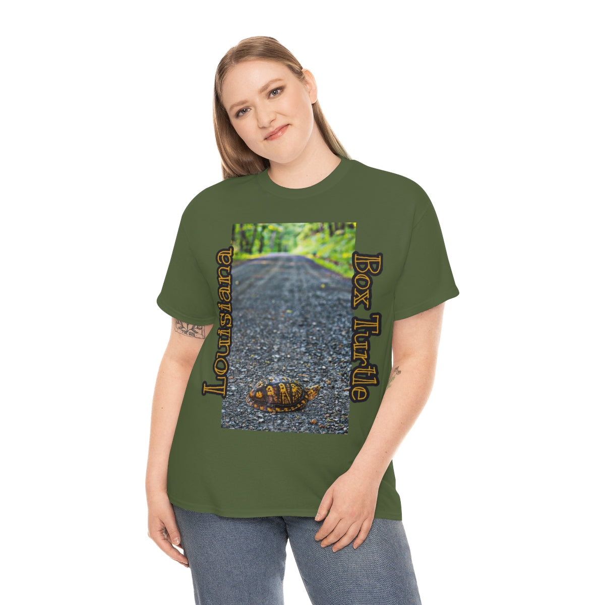 Unisex Louisiana Box Turtle Heavy Cotton Tee