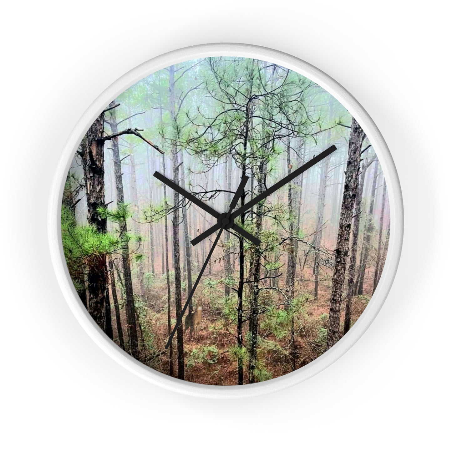 Foggy Kisatchie Wall Clocks