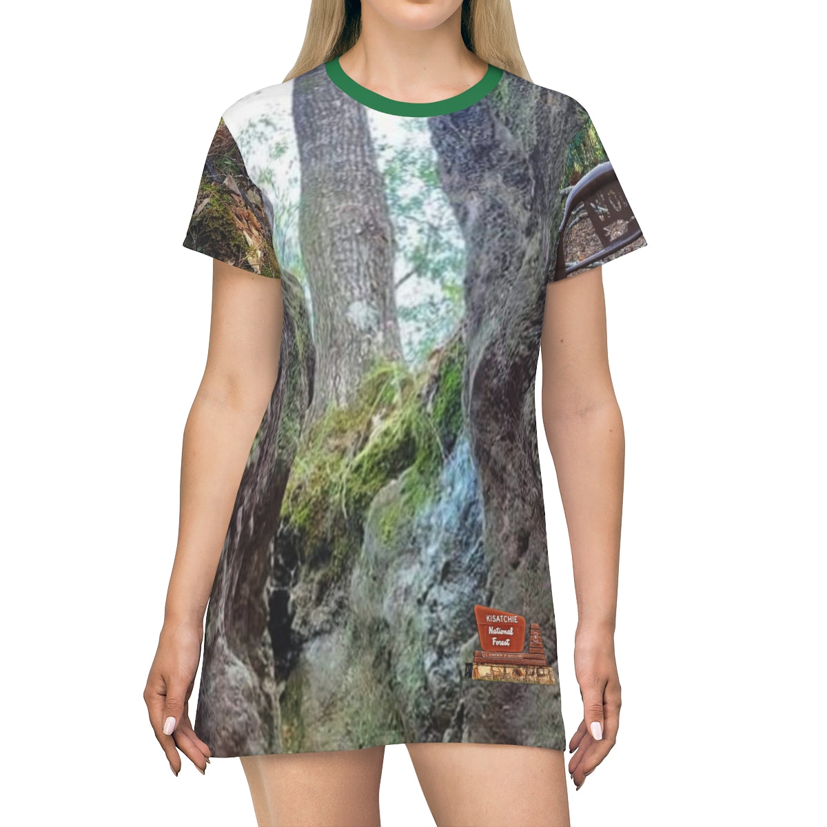 Wolf Rock Cave T-Shirt Dress