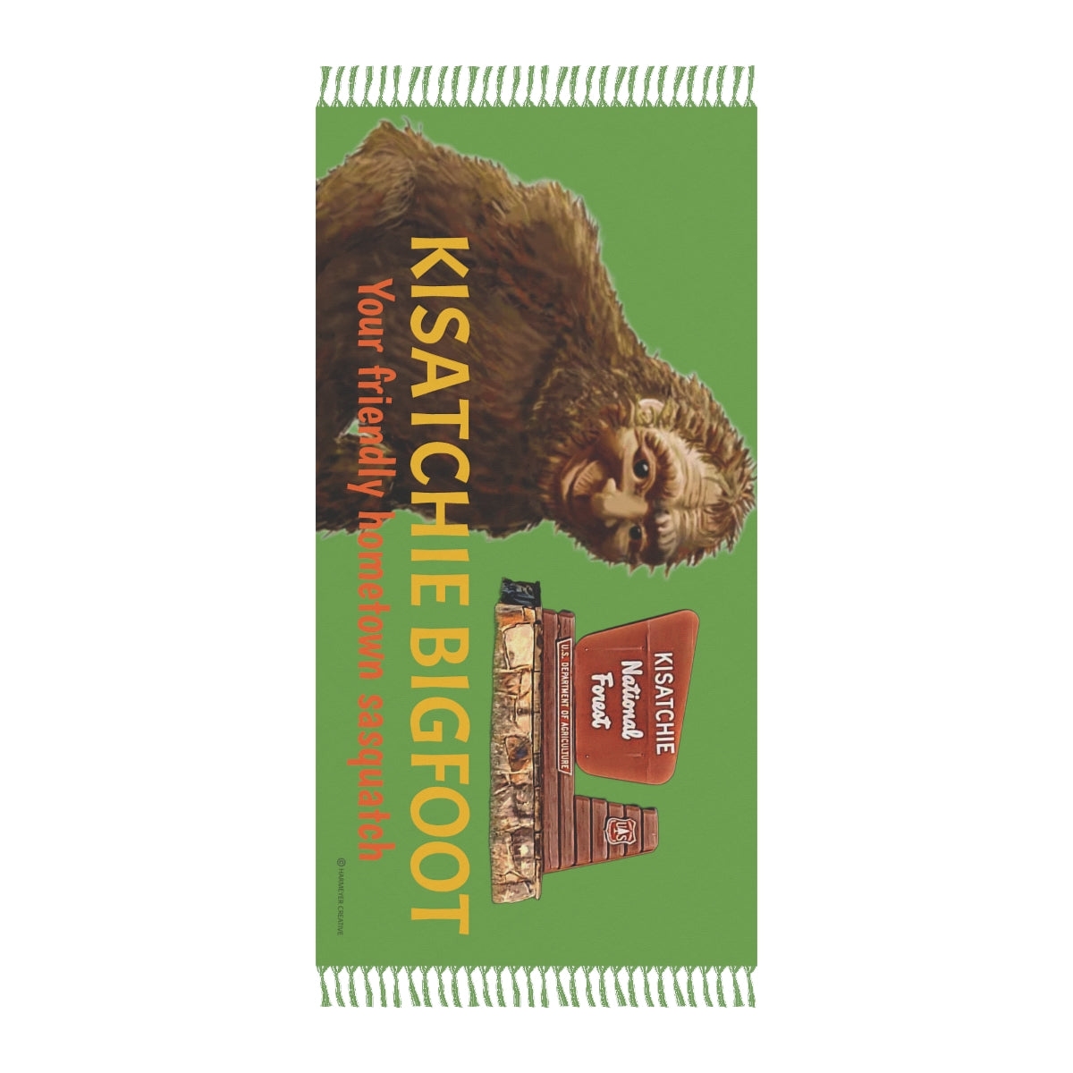 Boho Kisatchie Bigfoot Beach Cloth