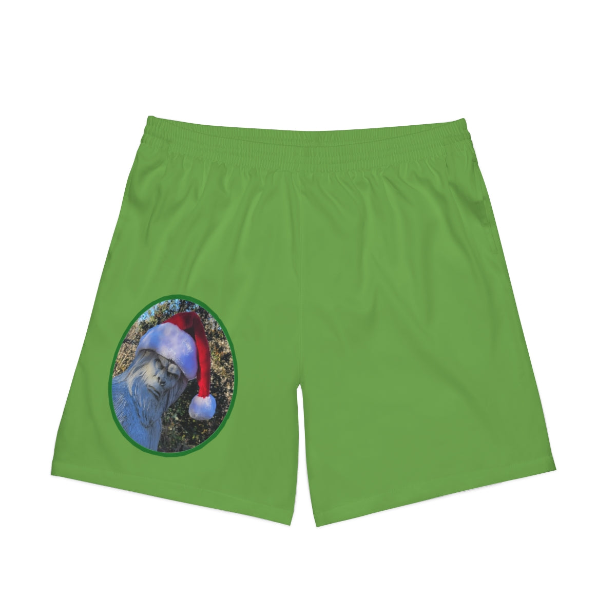 Men's Elastic Bigfoot Santa Shorts