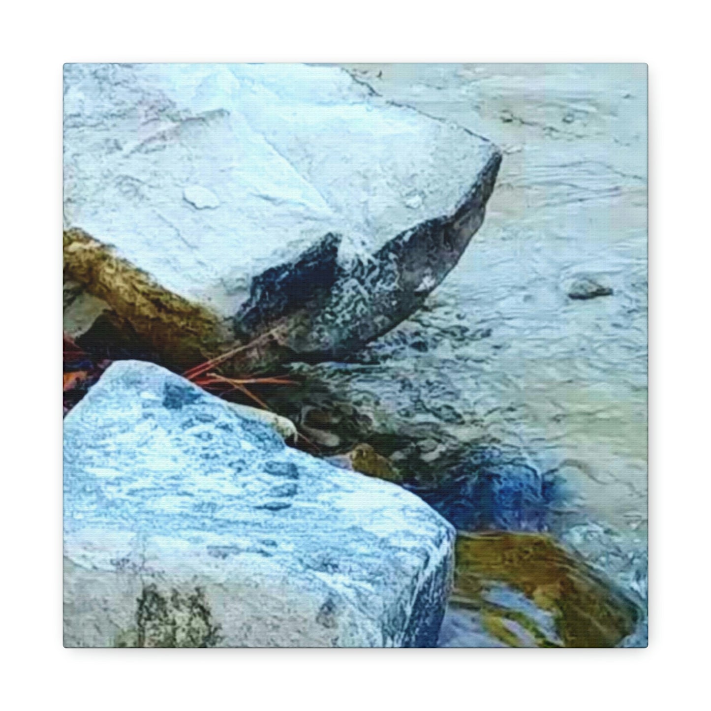 Kisatchie Bayou Rocks Canvas Gallery Wraps