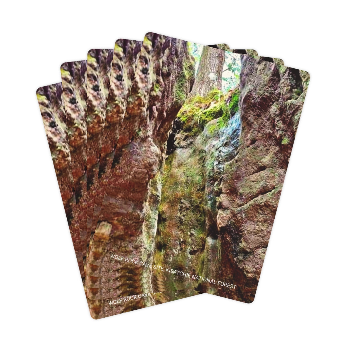 Wolf Rock Cave Playing Cards