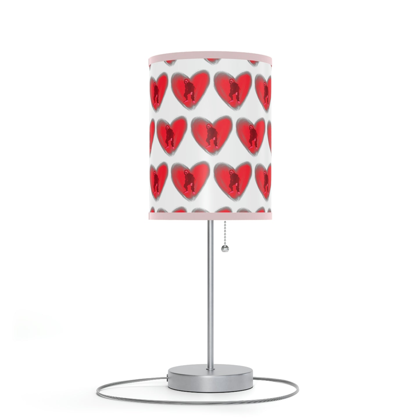 Bigfoot in My Heart Lamp on a Stand