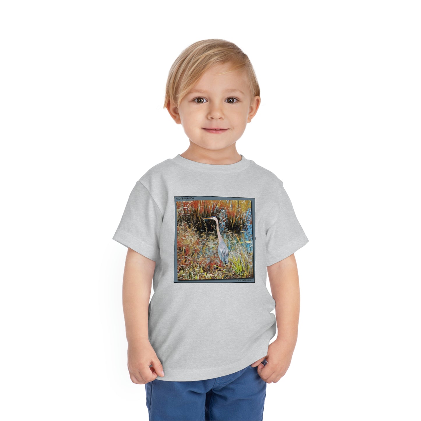 Great Blue Heron Toddler T-Shirt