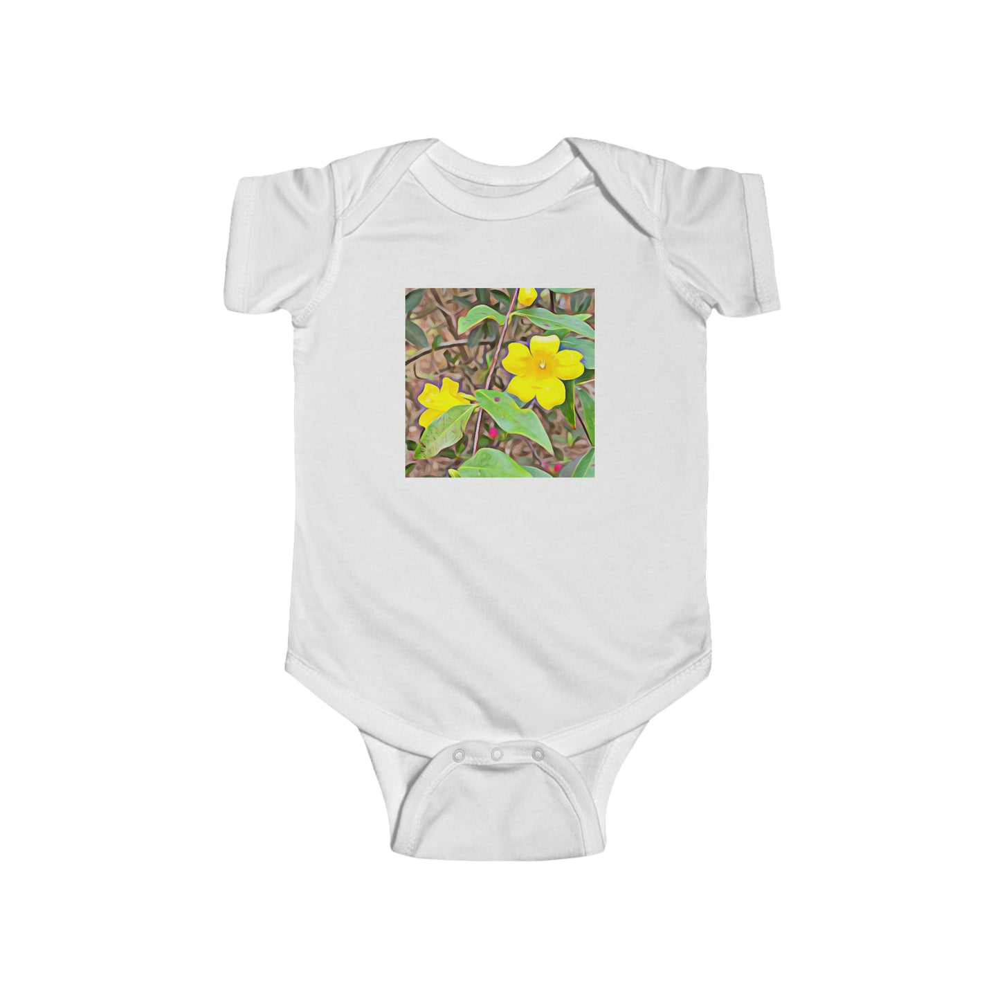 Yellow Jessamine Jersey Bodysuit