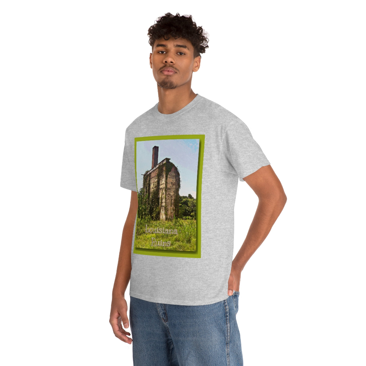 Louisiana Ruins Heavy Cotton Tee