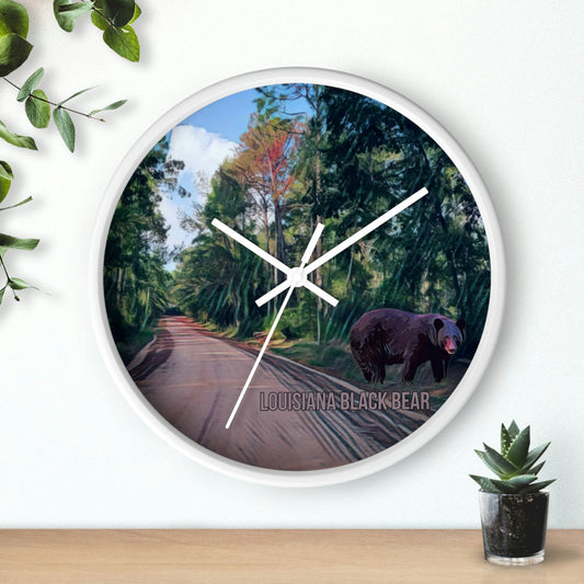 Louisiana's Black Bear Wall Clocks