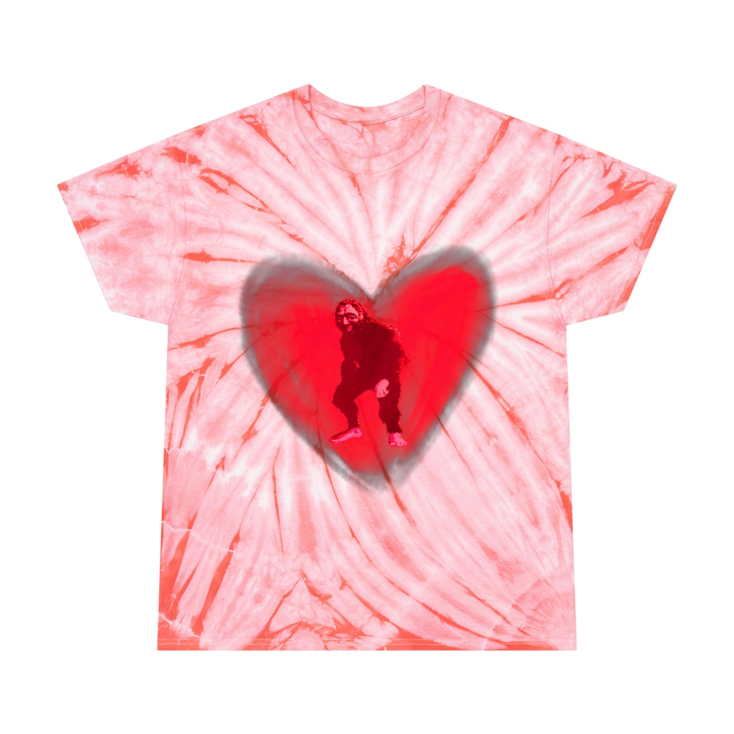 Unisex Bigfoot in My Heart Tie-Dye Tee