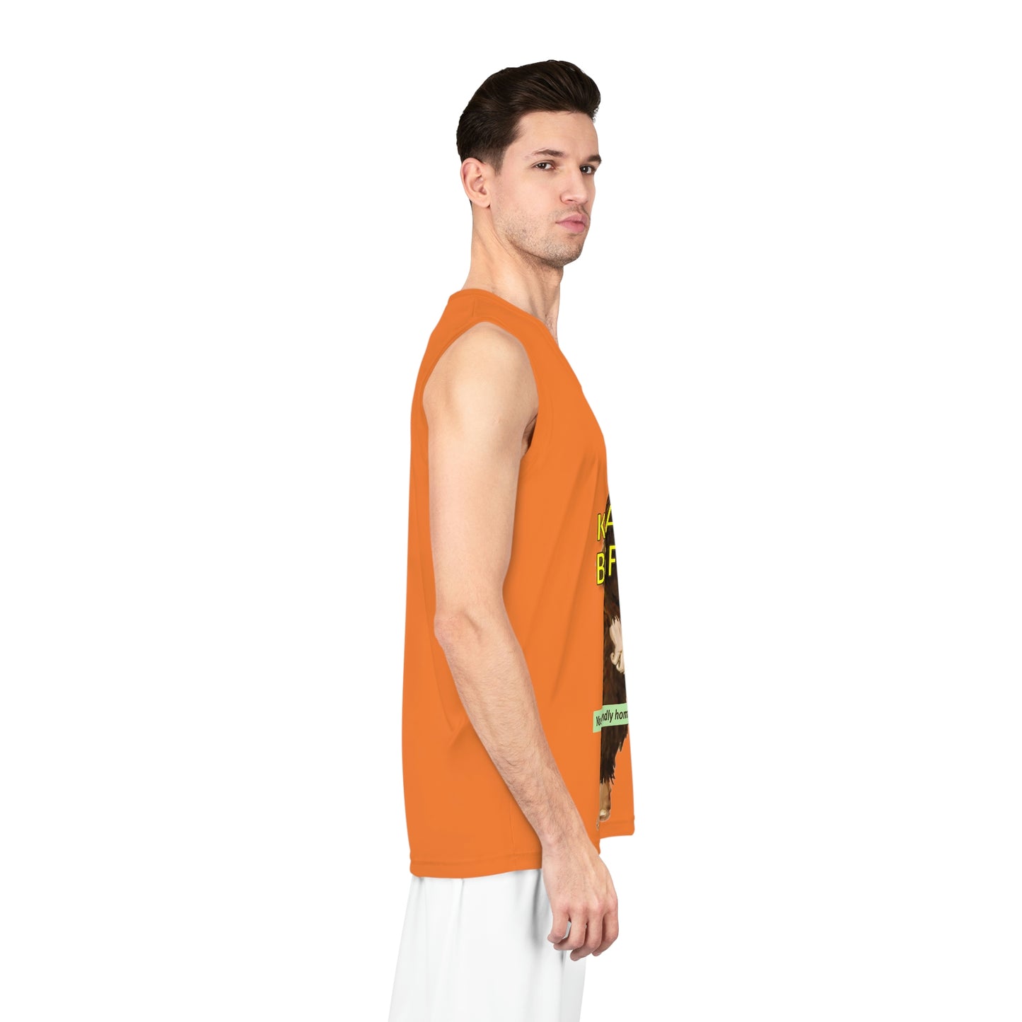 Kisatchie Bigfoot Orange Basketball Jersey