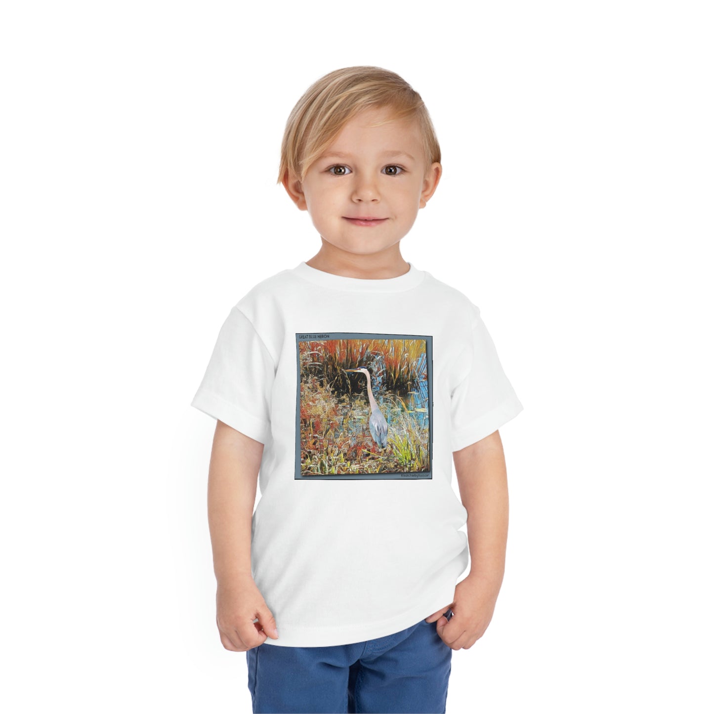 Great Blue Heron Toddler T-Shirt