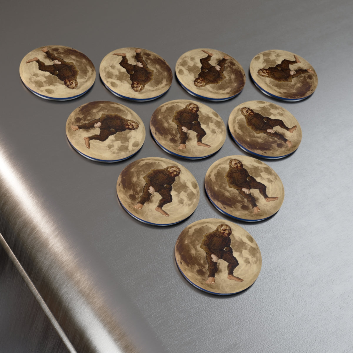 Round Bigfoot Button Magnets