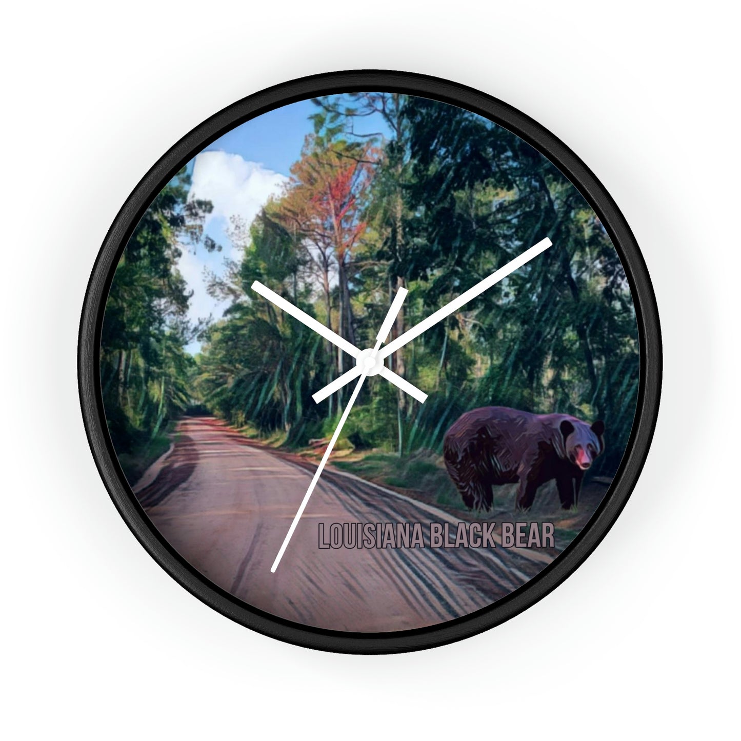 Louisiana's Black Bear Wall Clocks