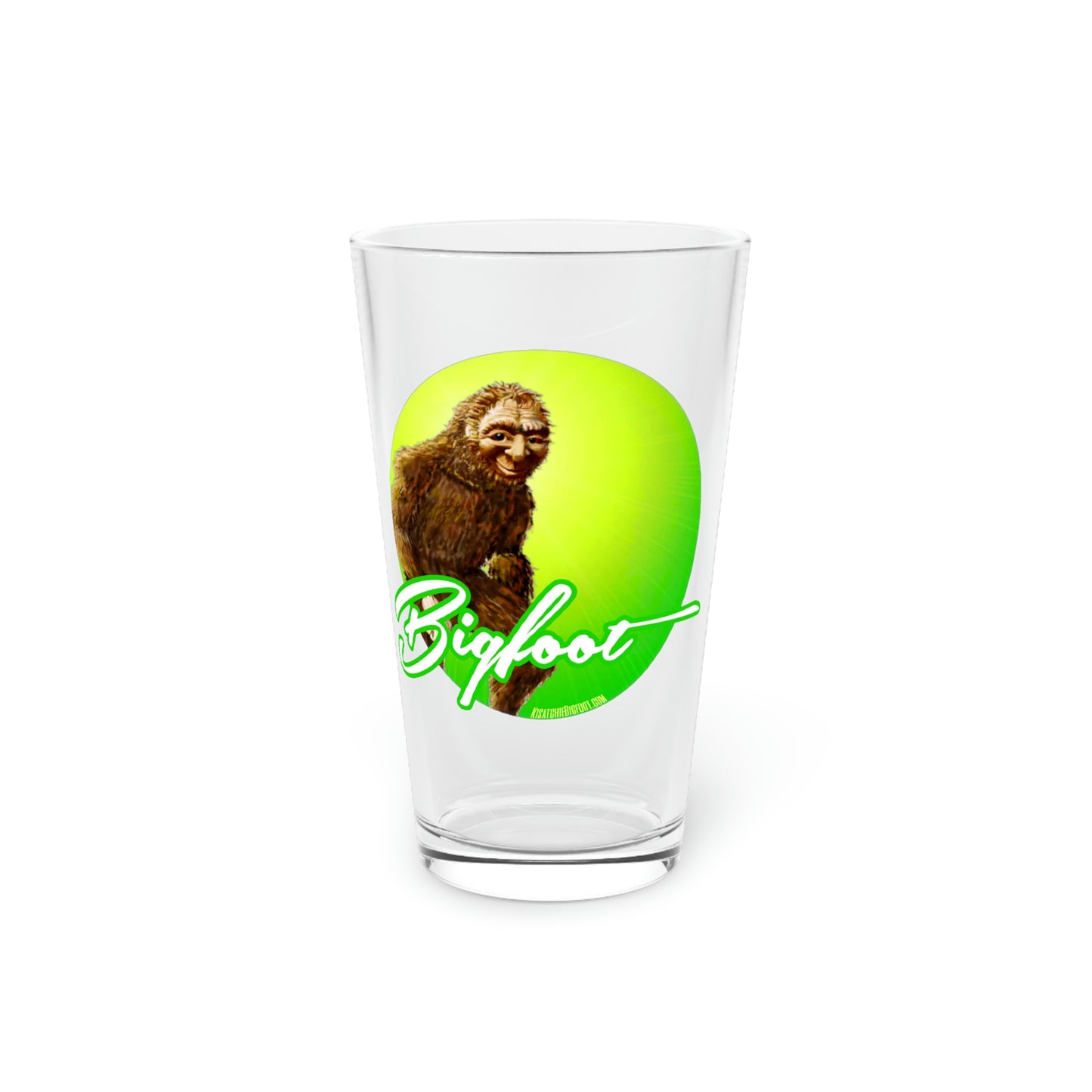 Bigfoot Clear Pint Glass