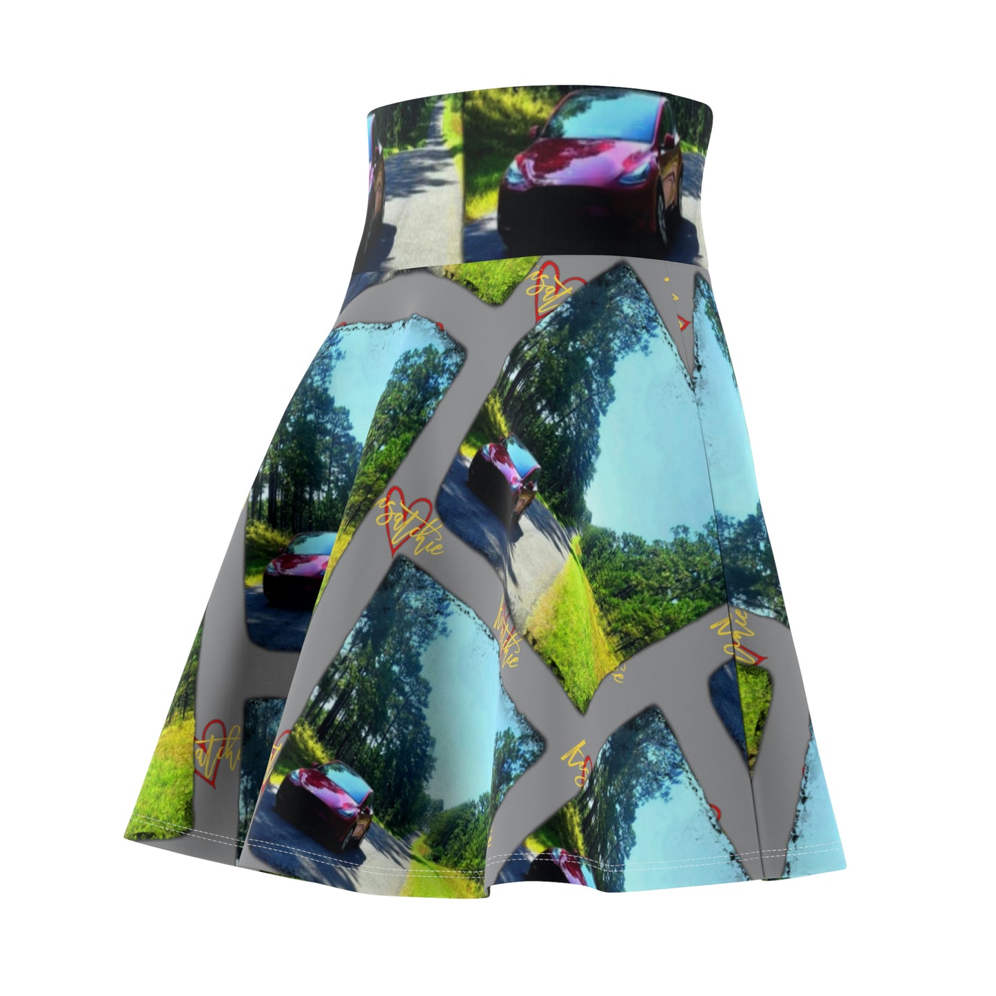 Tesla in Kisatchie Skater Skirt