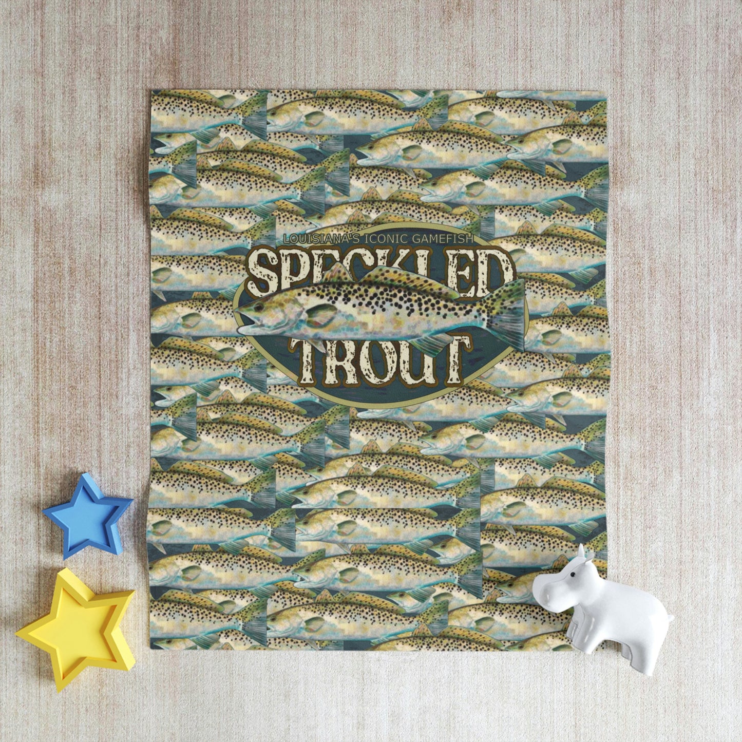 Speckled Trout Throw Blanket