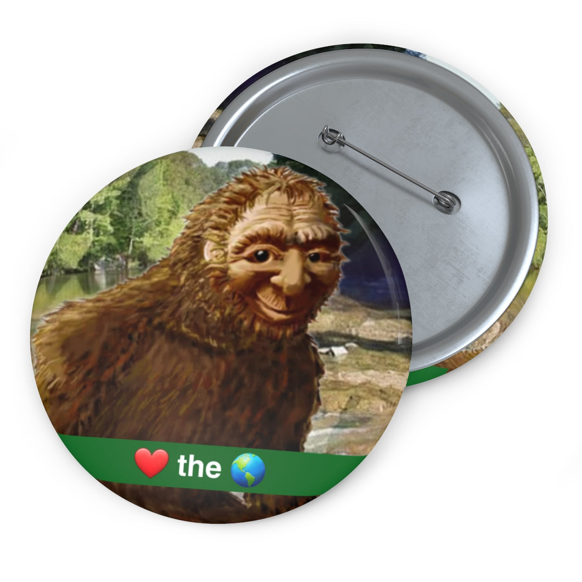 Bigfoot Pin Buttons