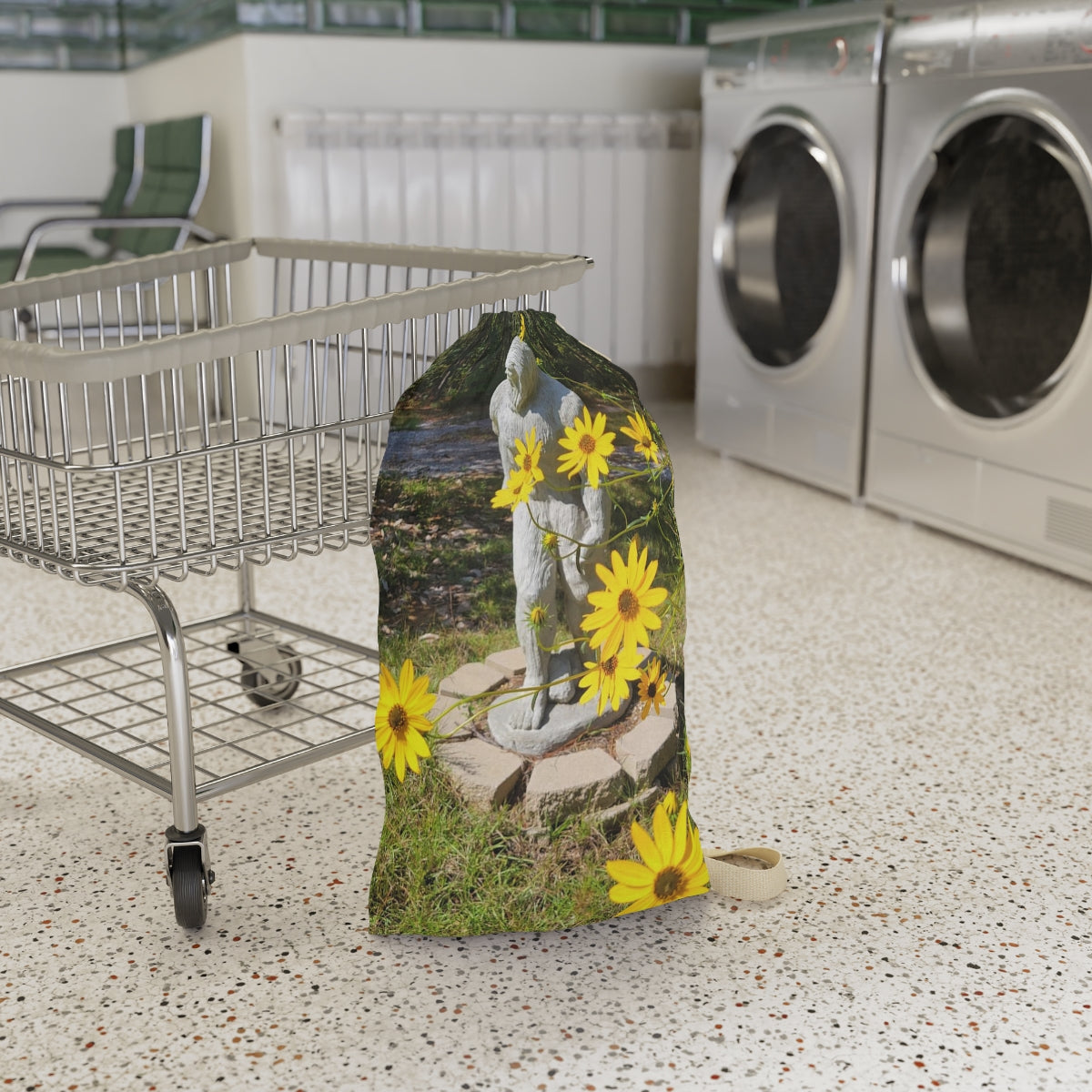 Garden Bigfoot Laundry Bag