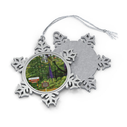 Wild Azalea Trailhead Snowflake Ornament