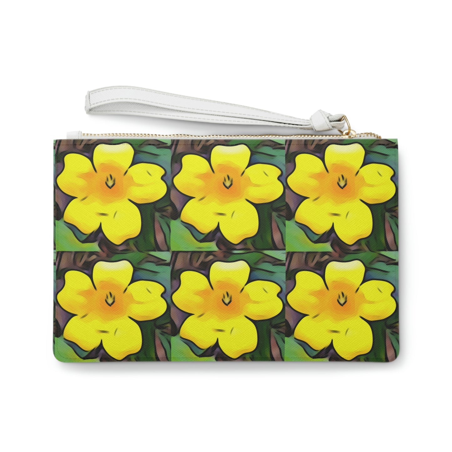 Yellow Jessamine Clutch Bag