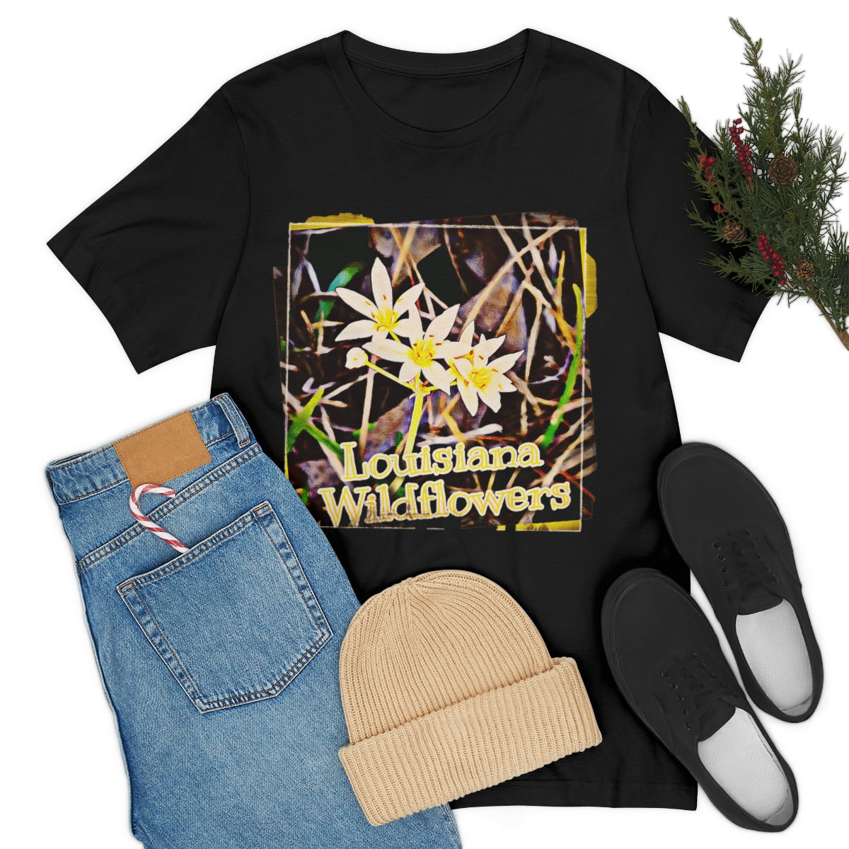 Louisiana Wildflowers Jersey Tee