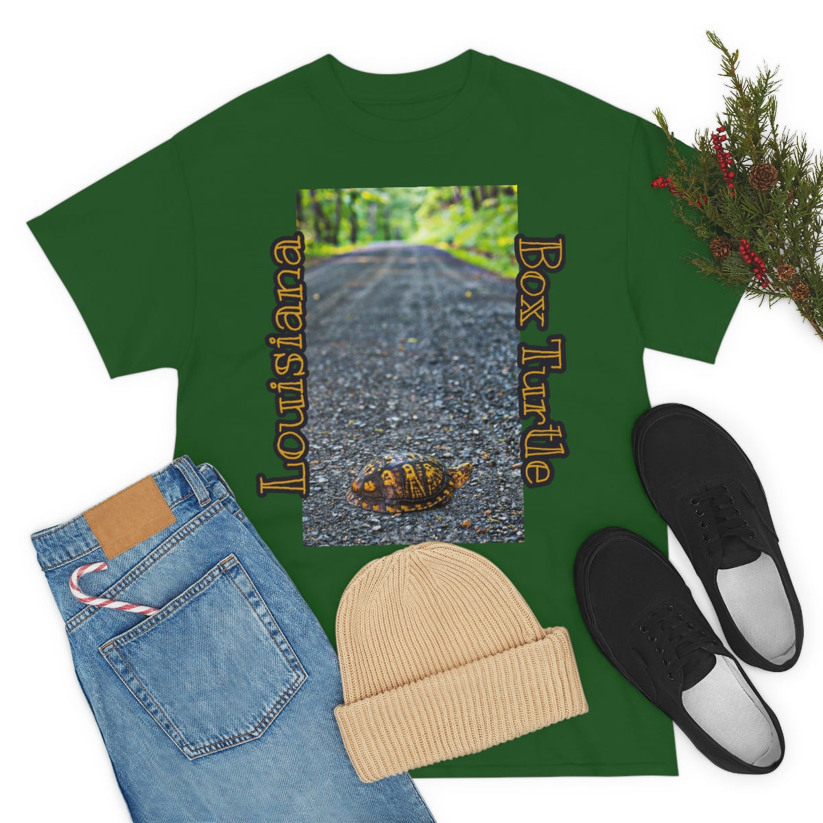 Unisex Louisiana Box Turtle Heavy Cotton Tee